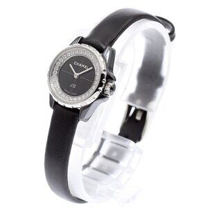 CHANEL J12 XS H4663 Diamond Black Dial Quartz Ladies Watch_874241